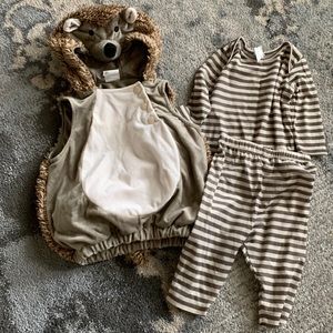 Hedgehog Costume Halloween- Size 0-6 Months